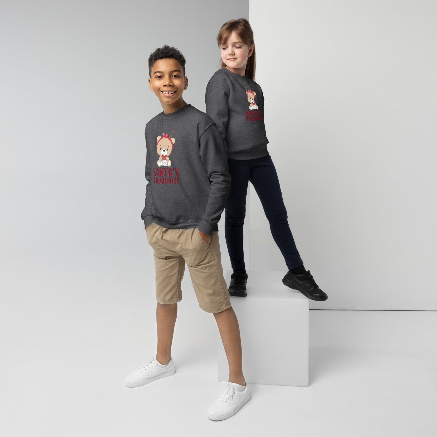 Youth Sweatshirt | Santa's Favorite | Christmas - Better Outcomes