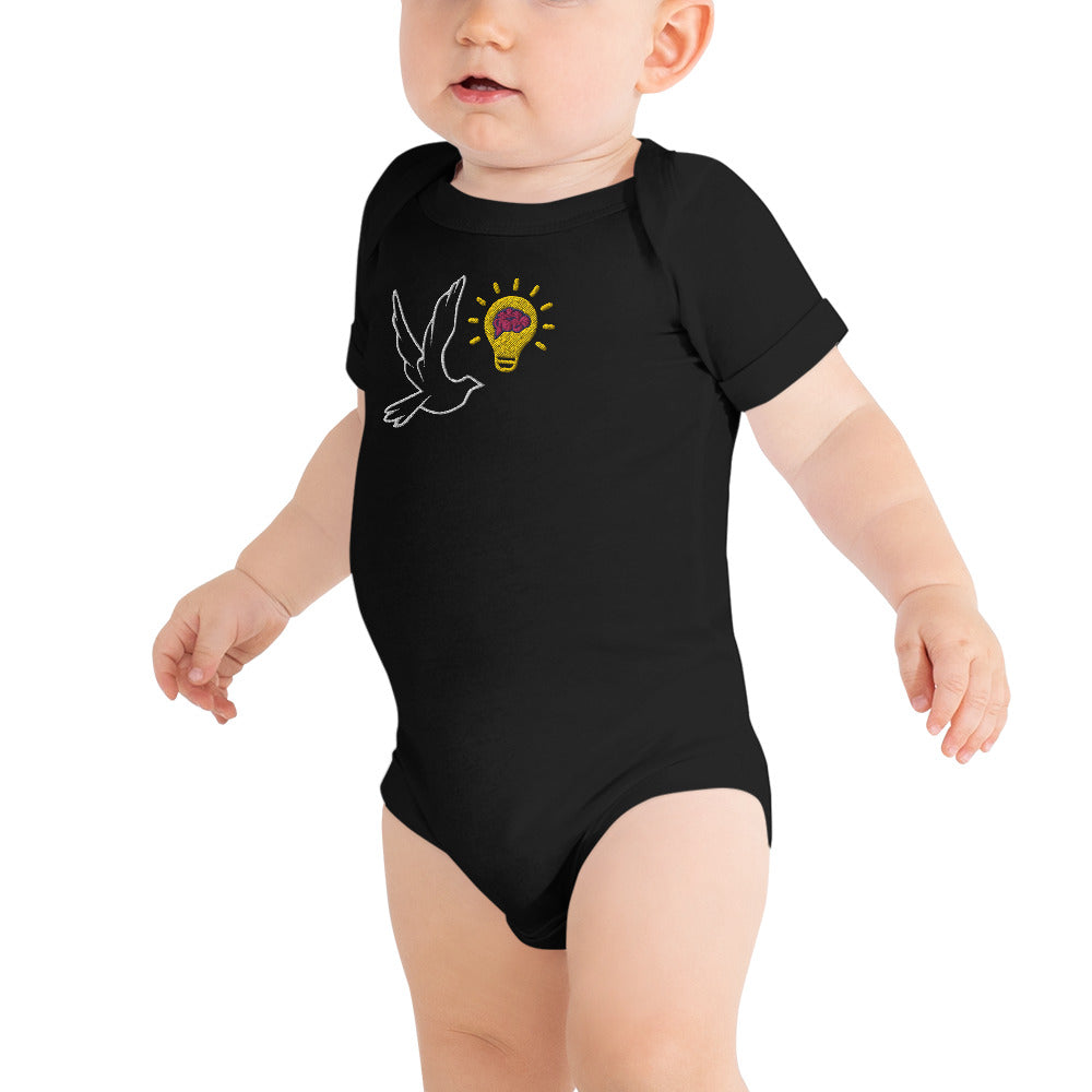Baby Body Suit | One Piece | Better Outcomes | Logo | Black - Better Outcomes