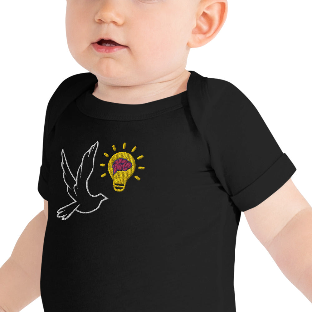 Baby Body Suit | One Piece | Better Outcomes | Logo | Black - Better Outcomes