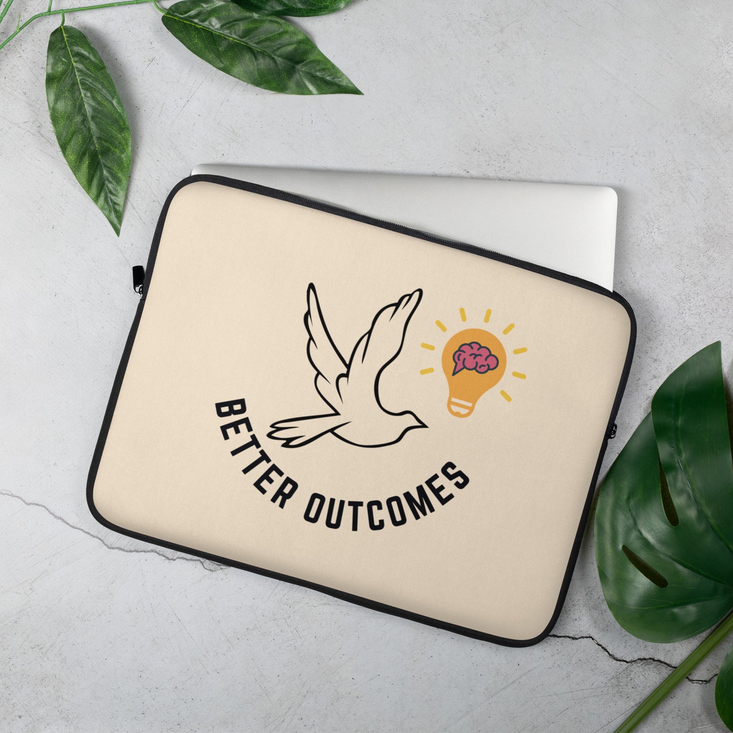 Laptop Sleeve | Better Outcomes | Papaya Whip - Better Outcomes
