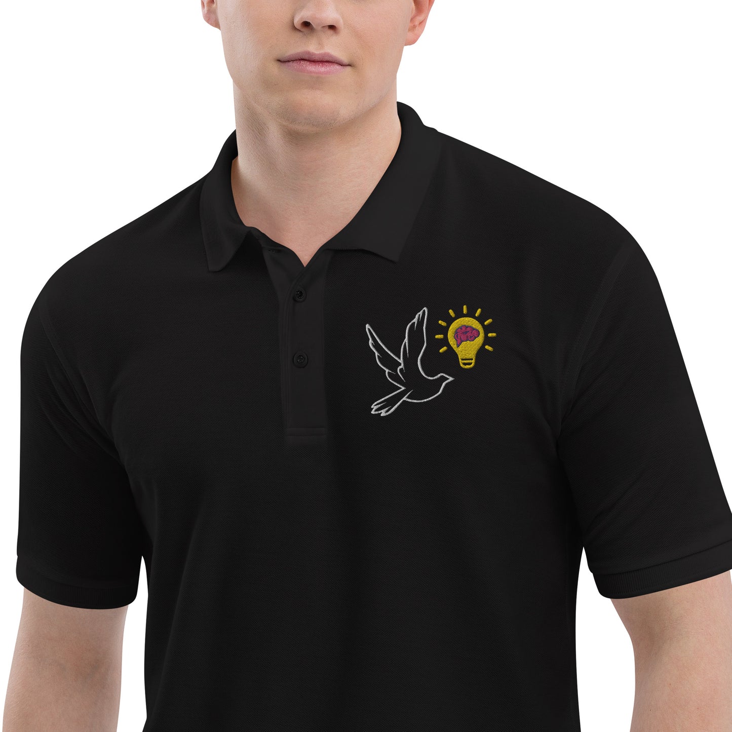 Premium Polo | Better Outcomes | Logo | Black - Better Outcomes
