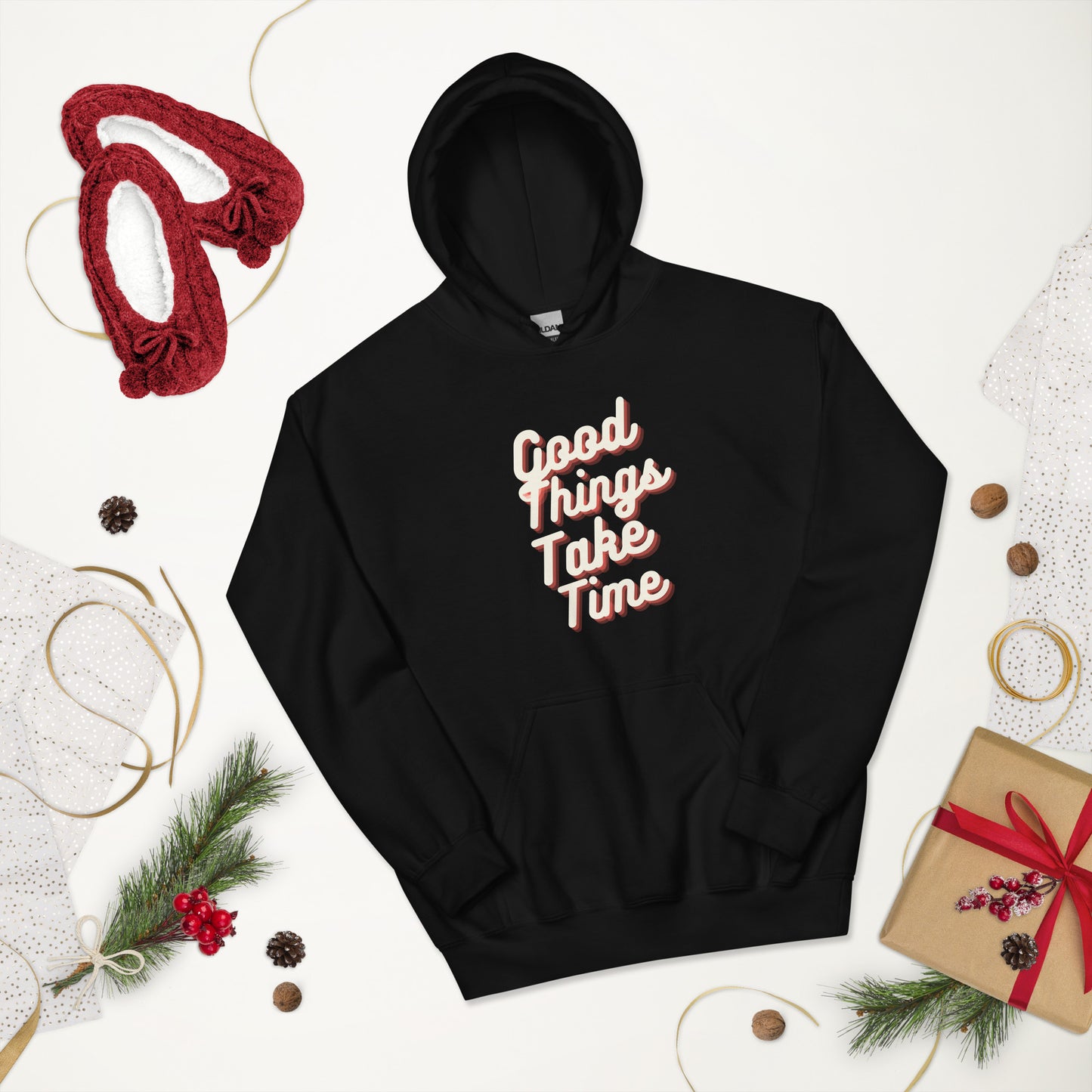 Unisex Hoodie | Good Things Take Time - Better Outcomes
