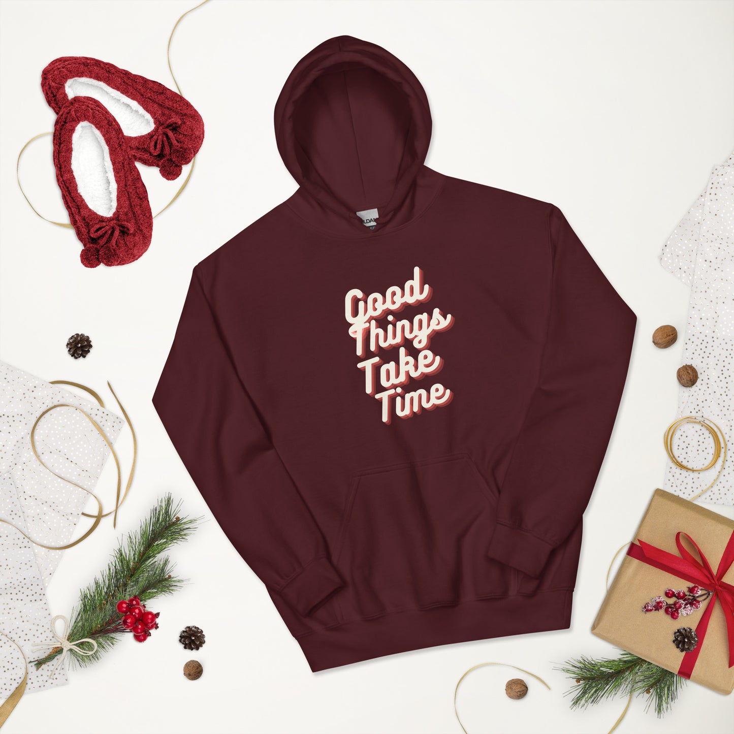 Unisex Hoodie | Good Things Take Time - Better Outcomes
