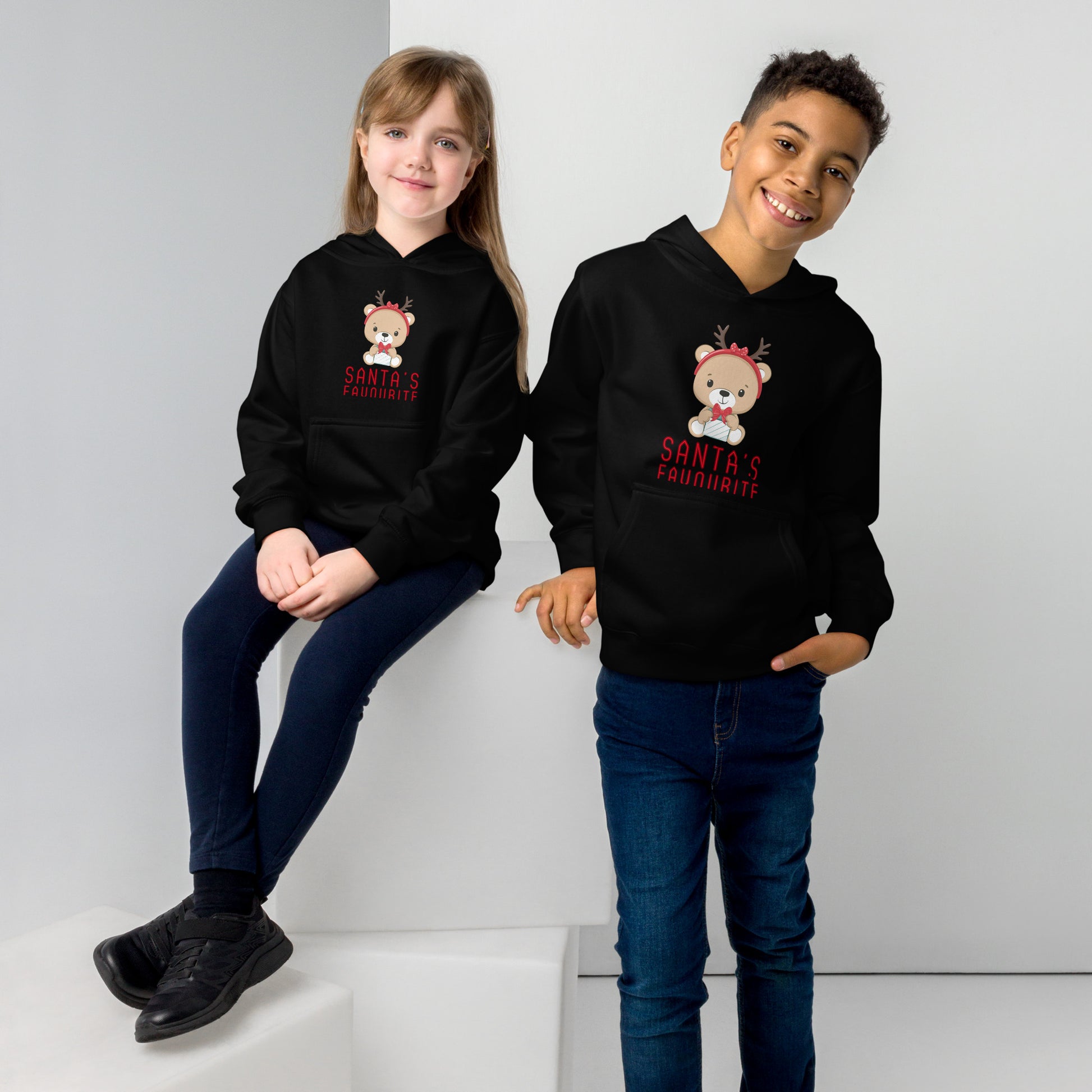 Youth Hoodie | Santa's Favorite | Christmas - Better Outcomes
