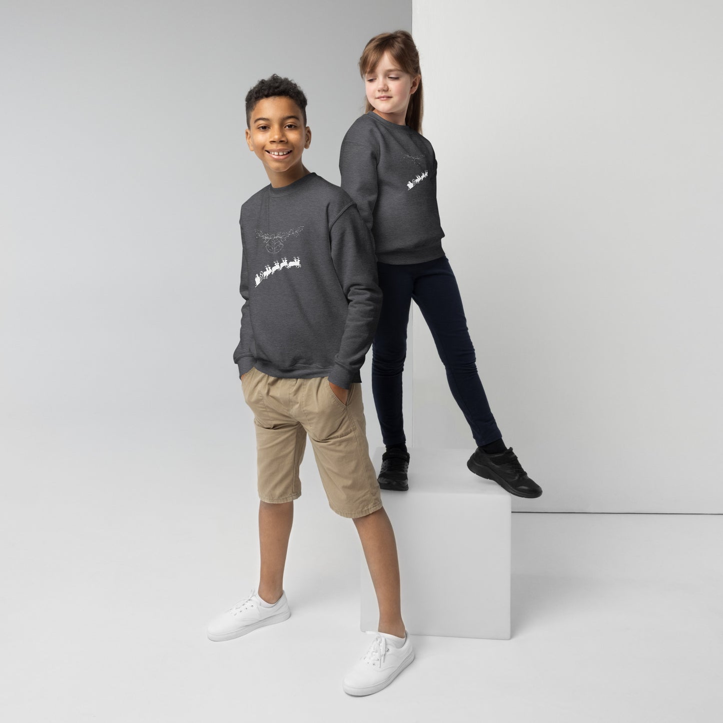 Youth Sweatshirt | Santa's Sleigh - Better Outcomes