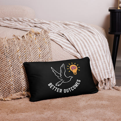 Basic Pillow | Better Outcomes | Black - Better Outcomes