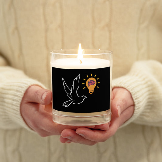 Glass Jar Soy Wax Candle | Better Outcomes | Logo | Black - Better Outcomes