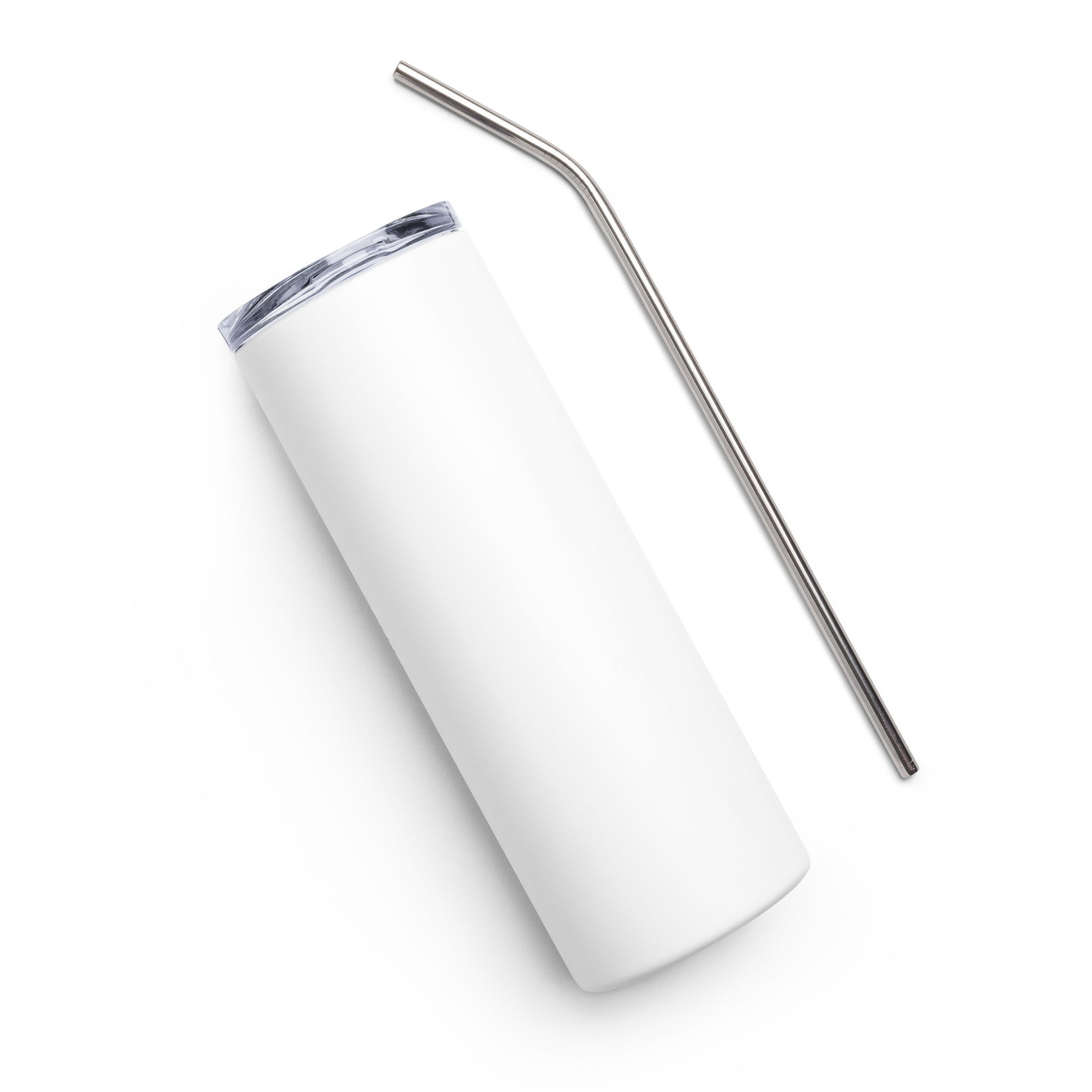 Stainless Steel Tumbler | Better Outcomes | Slogan | Transformation Begins with a New Mindset | White - Better Outcomes